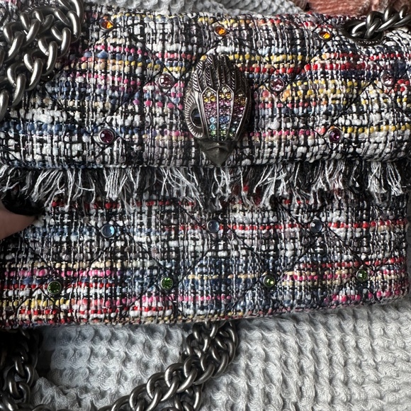 Kurt Geiger Mini Kensington Recycled Tweed Crossbody Bag | NWOT - Picture 13 of 13
